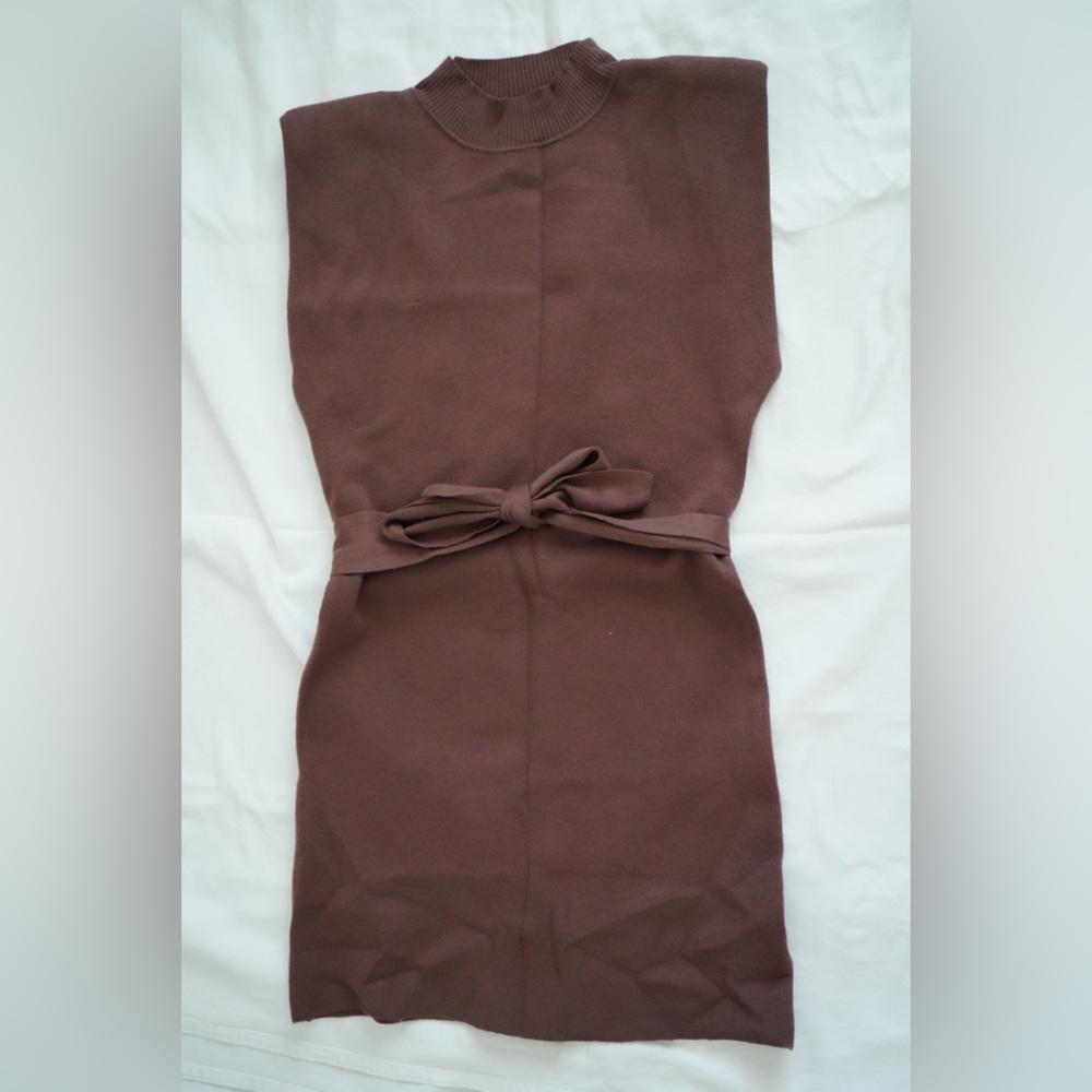 Le Lis Chocolate Knit Dress